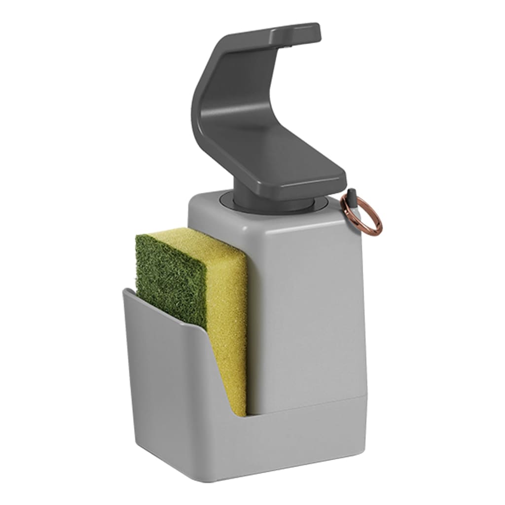 Metaltex soap-tex zeepdispenser 11x8x22 cm grijs
