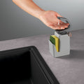 Metaltex soap-tex zeepdispenser 11x8x22 cm grijs