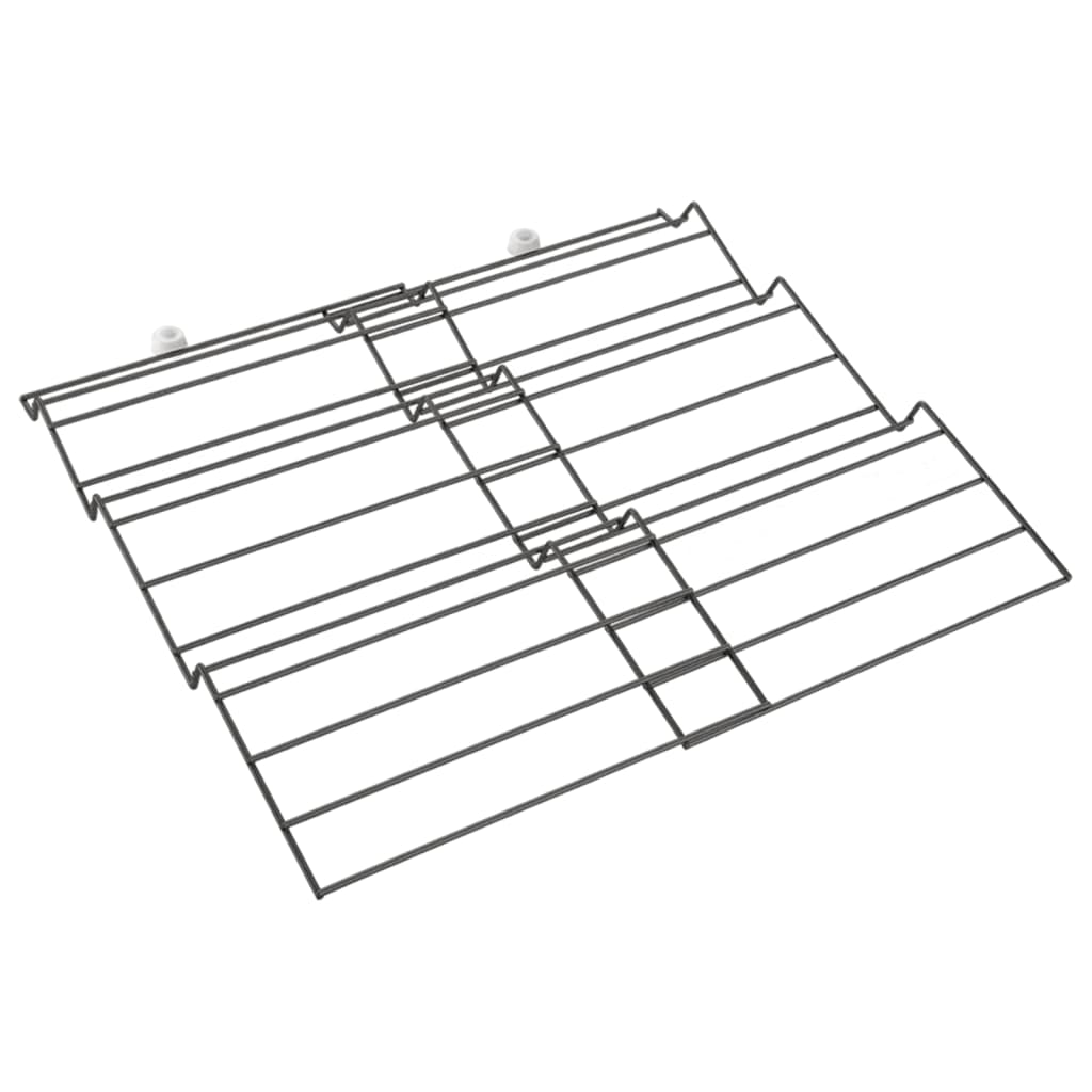 Metaltex verschuifbaar kruidenrek 26-51 cm zwart metaal