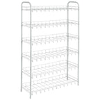 Metaltex tomado shoe 6 schoenenrek wit 64x23x104 cm 6 verdiepingen