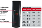 Sigma koplamp Buster 800 LED schroefhouder -Li-ion accu USB