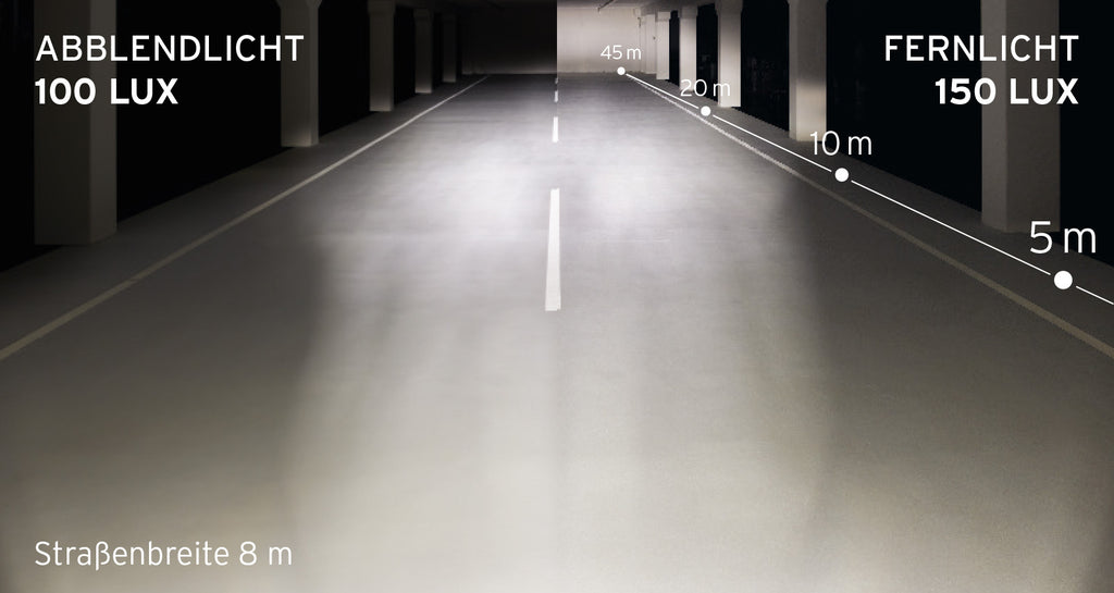 koplamp busch und müller lumotec iq-xs high beam voor e-bike 9-48 volt - 100 150 lux