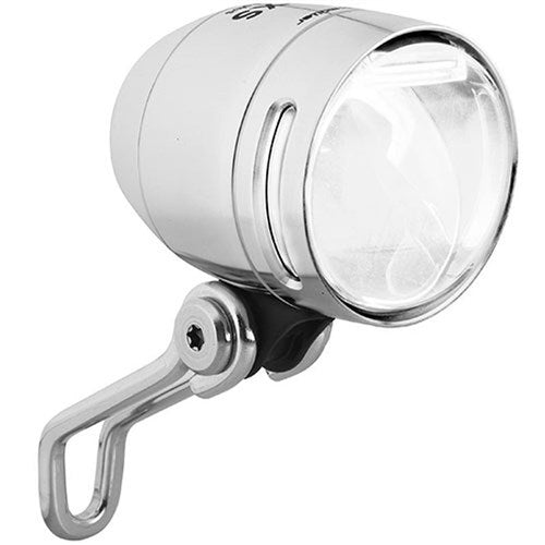 koplamp busch und müller lumotec iq-xs t senso voor naafdynamo - 70 lux - zilver