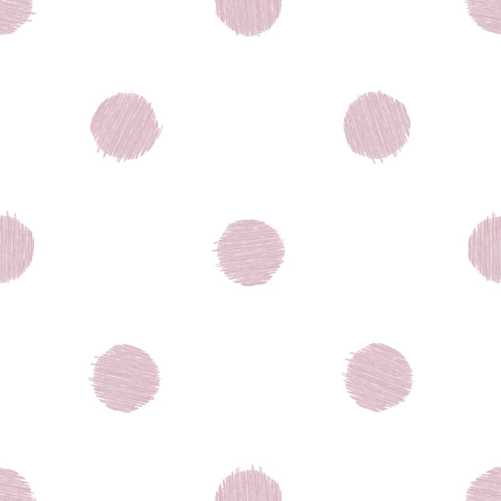 Noordwand behang urban friends coffee dots wit en roze