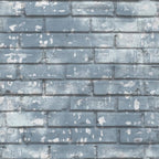 Noordwand behang urban friends coffee bricks blauw en wit