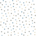 Noordwand behang mondo baby confetti dots wit blauw grijs beige