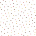 Noordwand behang mondo baby confetti dots roze wit bruin