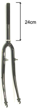 voorvork vast 28 inch hydride 1 inch zwart