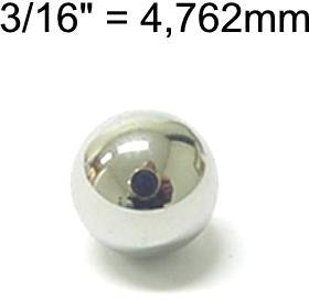 Marabu kogels 3 16 - 4.762mm (per gros)