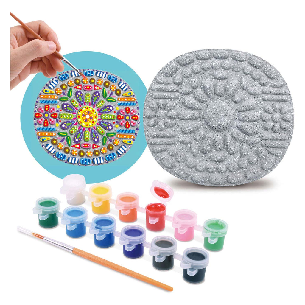 Playgo verf je eigen cementen stepping stone - 14dlg.