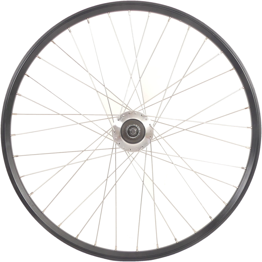 Shimano achterwiel 28 622 x 19c met nexus 7 naaf voor rollerbrake - zwarte geslepen velg met rvs spaken