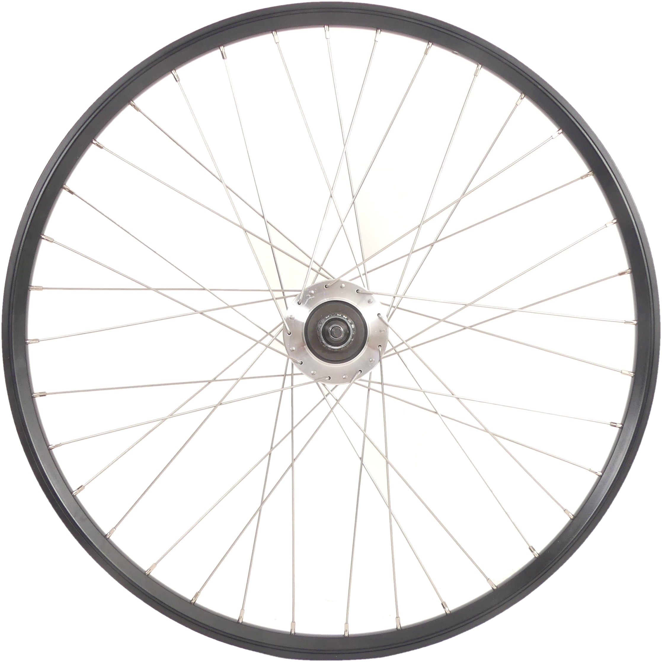 Shimano achterwiel 28 622 x 19c met nexus 7 naaf voor rollerbrake - zwarte geslepen velg met rvs spaken