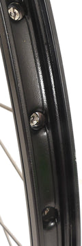 Shimano achterwiel 28 622 x 19c met nexus 7 naaf voor rollerbrake - zwarte geslepen velg met rvs spaken