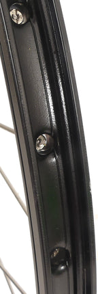 Shimano achterwiel 28 622 x 19c met nexus 7 naaf voor rollerbrake - zwarte geslepen velg met rvs spaken