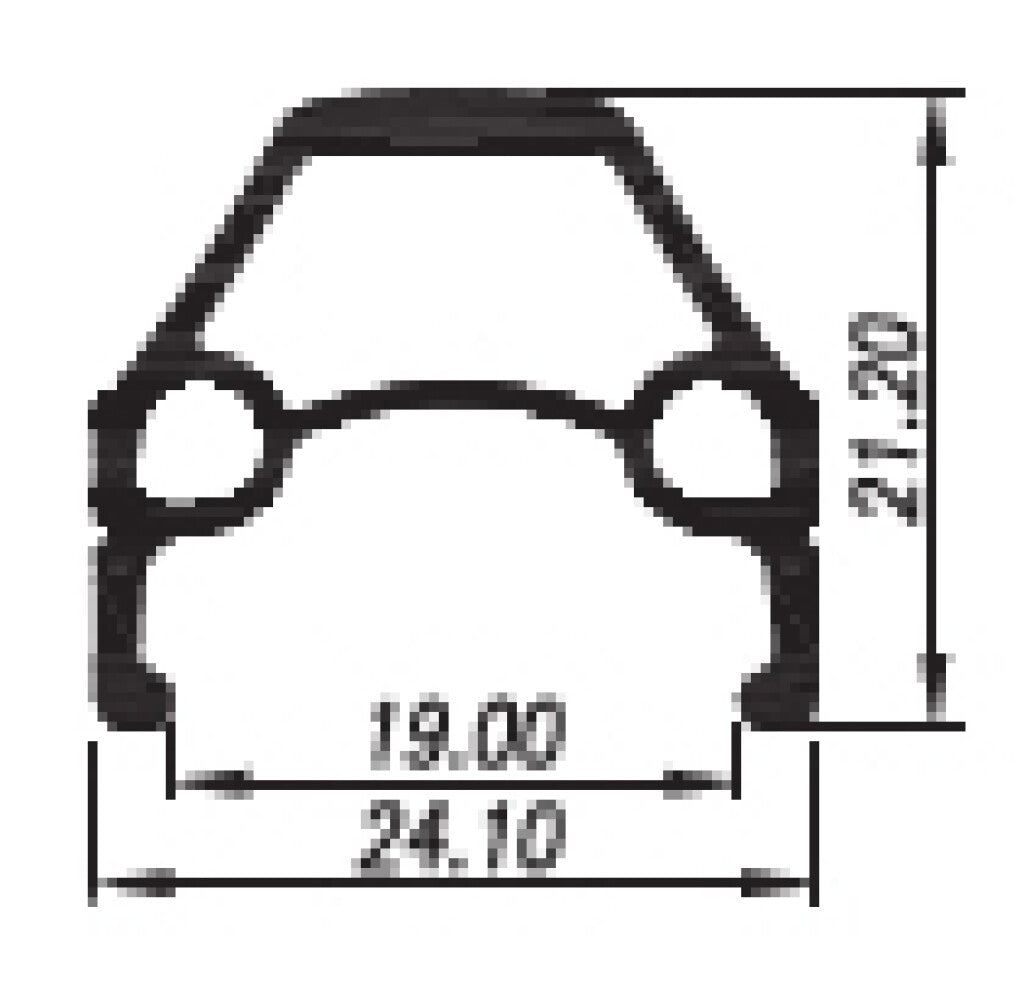 Velg 28 inch 622 primax e srt20 geheel zwart 36