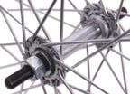 Voorwiel 28 x 1 1 2 - aluminium ryde velg - verchroomde naaf - zwart