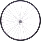 Voorwiel 28 x 1 1 2 - aluminium ryde velg - verchroomde naaf - zwart