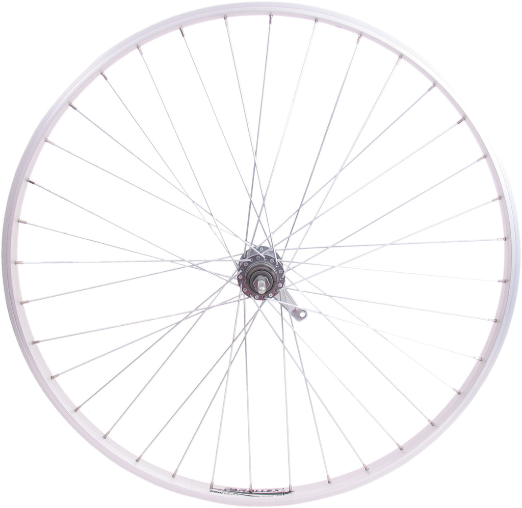 Shimano achterwiel 28 x 1 4 aluminium remnaaf zilver