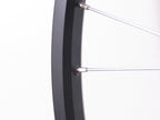 Achterwiel 28 x 1 4 aluminium freewheel qr - zwart