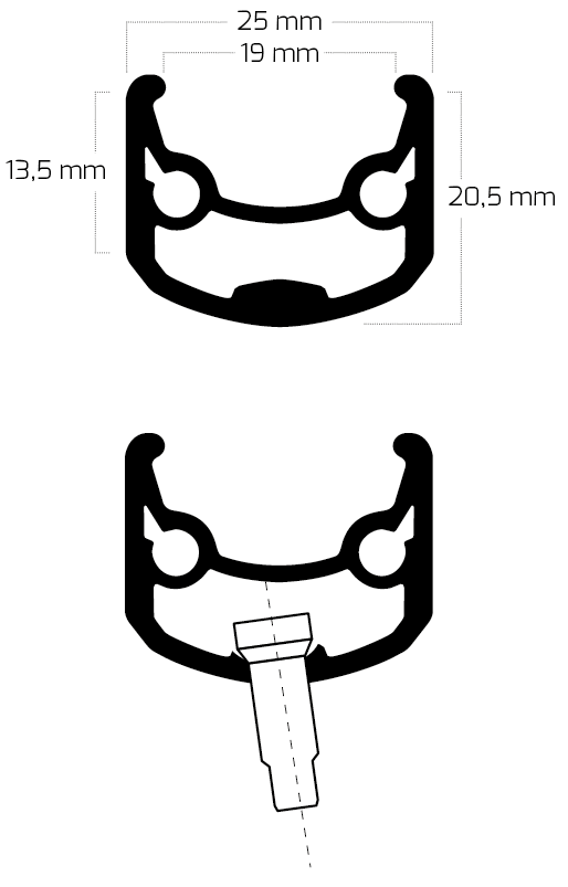 Shimano achterwiel 26 559x19c ryde andra 30 velg met fh-m525 8 9 10 speed naaf voor 6 bouts remschijf - zwart