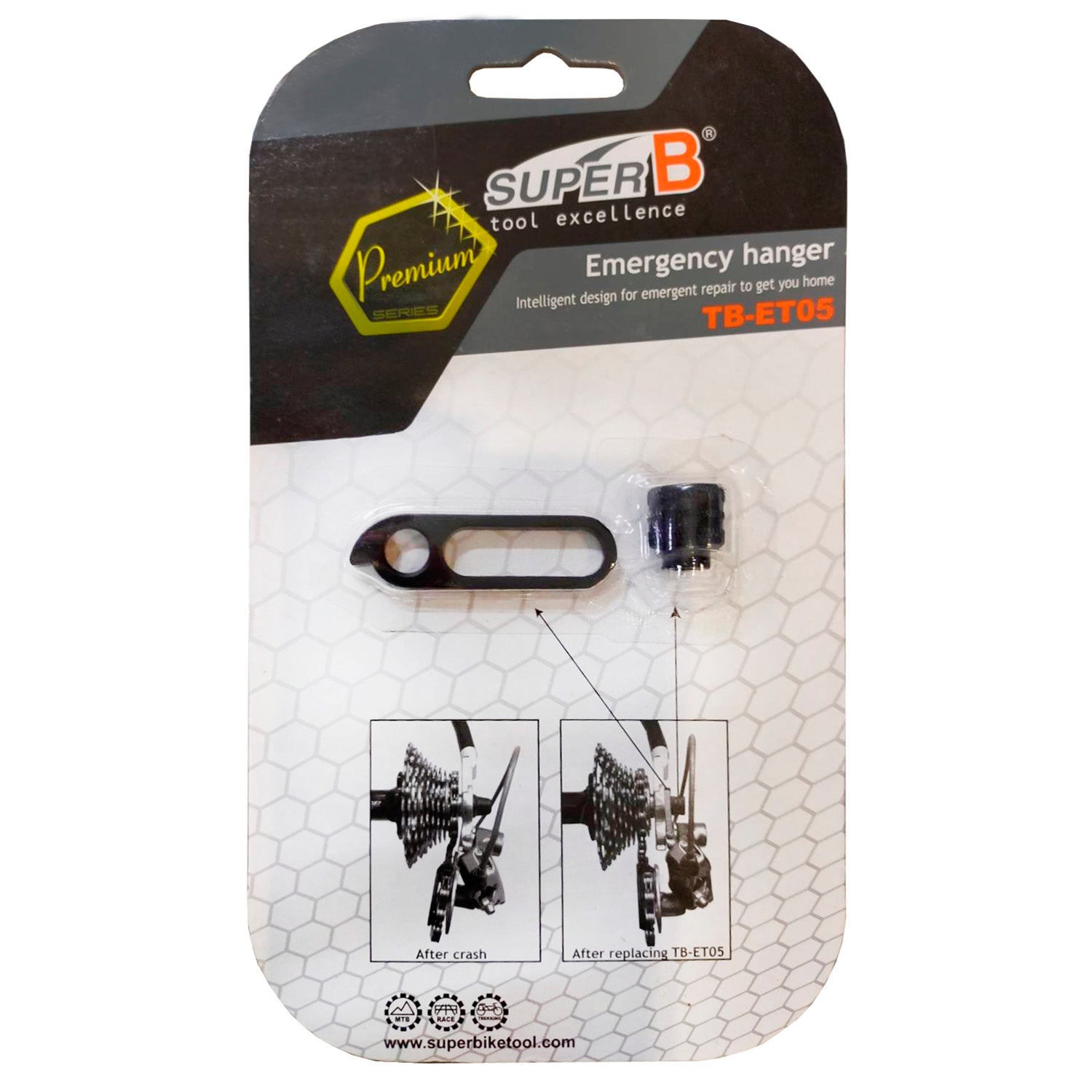 M-wave derailleurpad super b tb-et05 - zwart