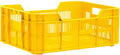 Urban proof fietskrat helsinki kunststof 11l 40x30x15 cm oker geel