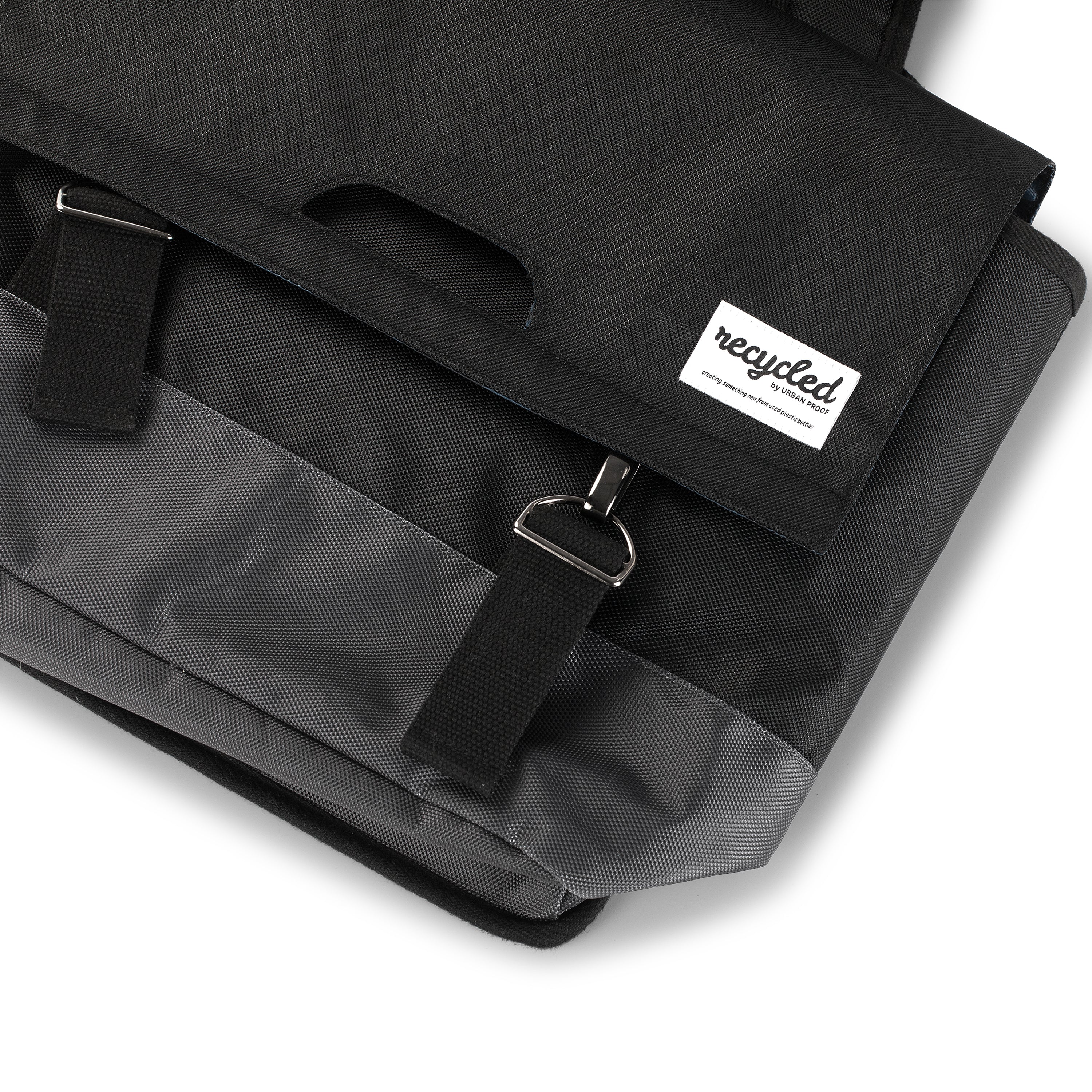 Urban Proof 40L dubbele fietstas zwart grijs