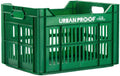 fietskrat Recycled 30 liter polypropyleen donkergroen