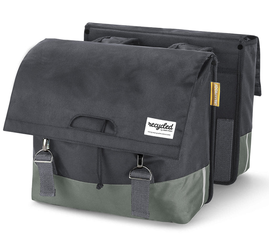 Urban Proof dubbele fietstas 40L grijs