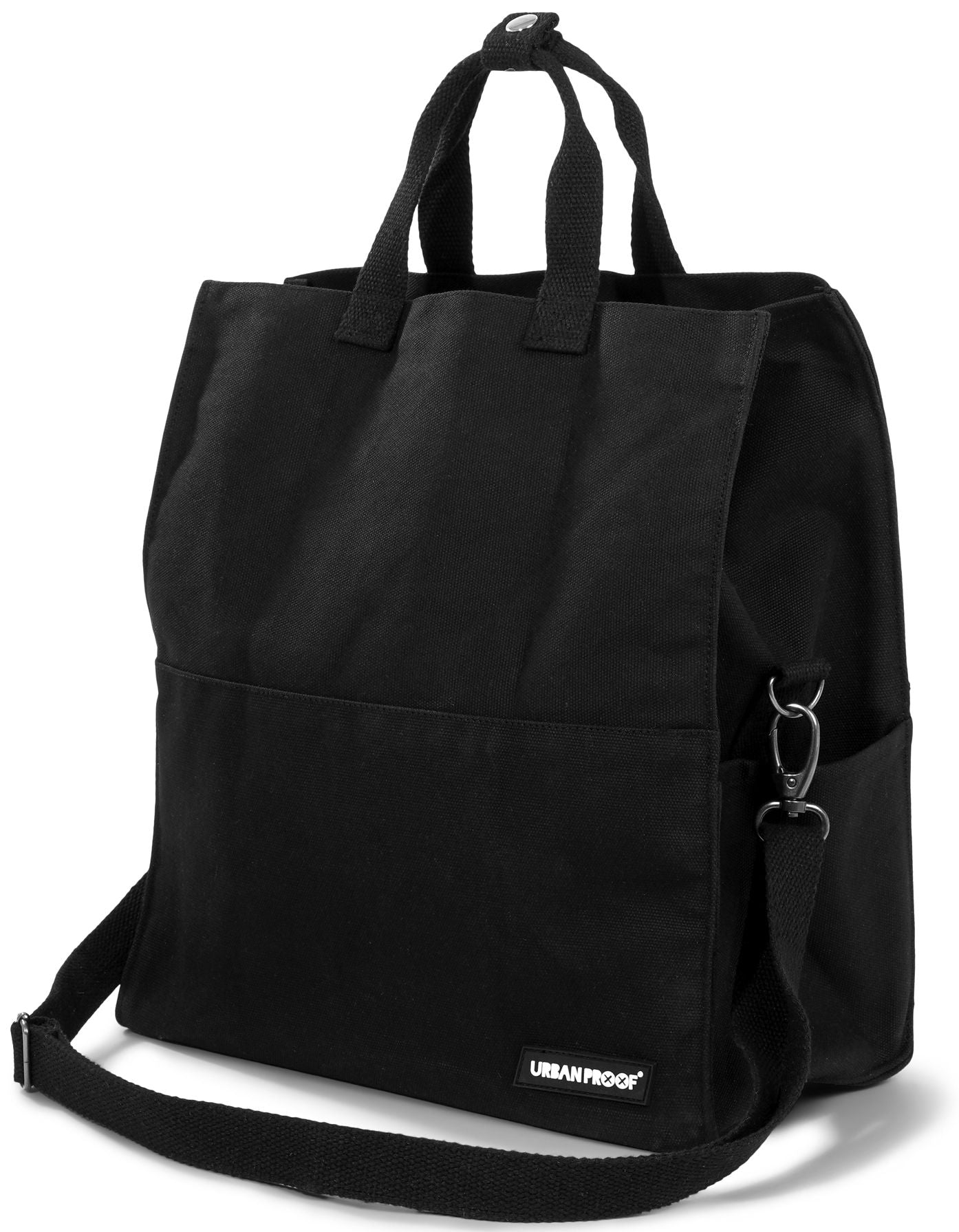 Urbanproof draagtas city tote recycled 22l zwart