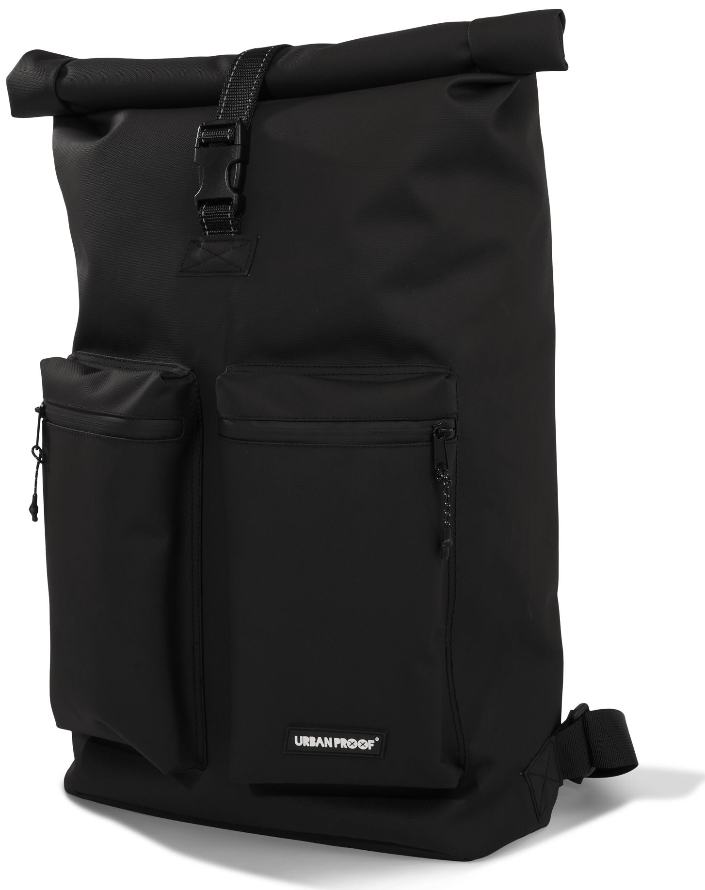 Urbanproof fietstas rolltop up recycle 20l zwart