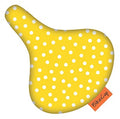 Bikecap Zadeldek Yellow Small Dot