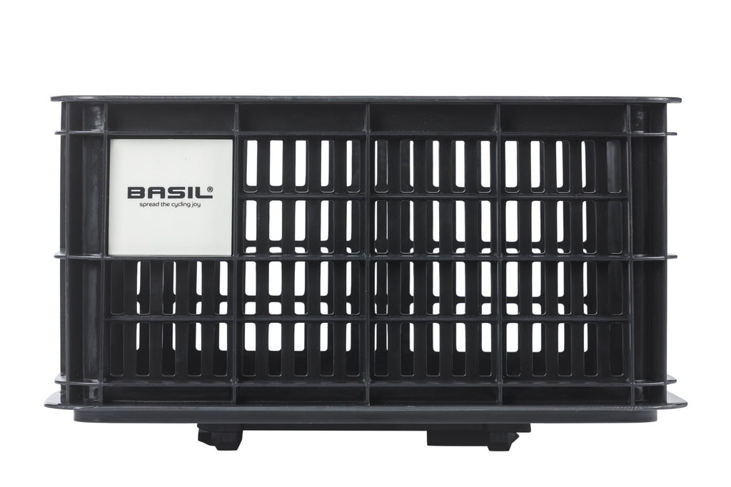 Basil fietskrat S MIK - klein - 17.5 liter - zwart