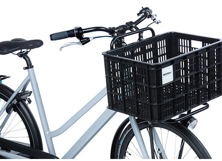 Basil fietskrat MIK L - groot - 40 liter - zwart