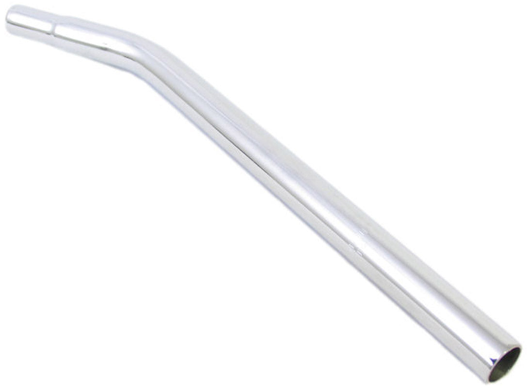 Zadelpen freestyle ø25,4 mm 360 mm gebogen staal - zilver