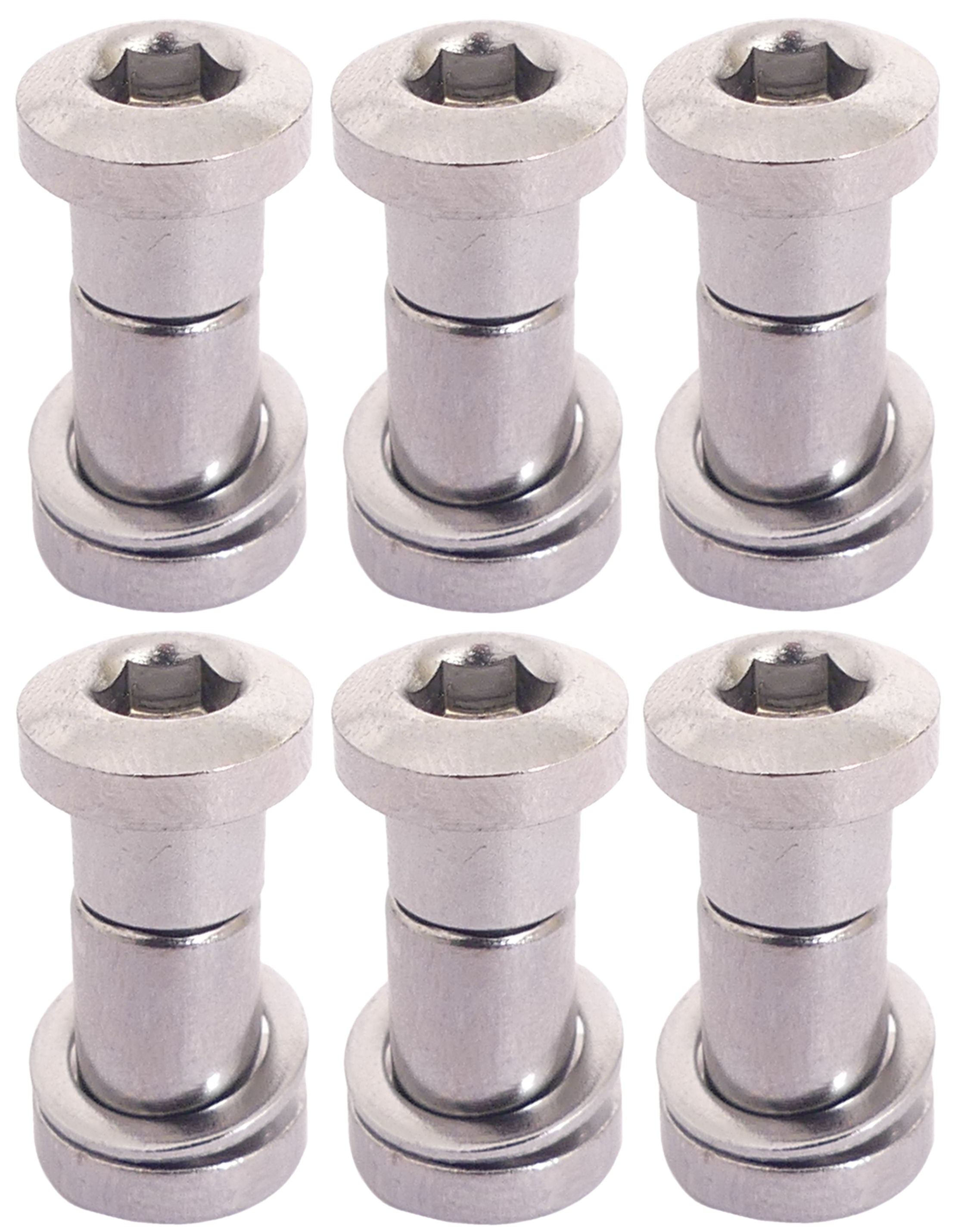 Bofix zadelpenbout inbus 16 mm - chroom (6 stuks)