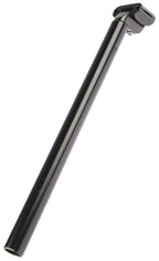 Zadelpen atb zwart 27.2 40cm alu