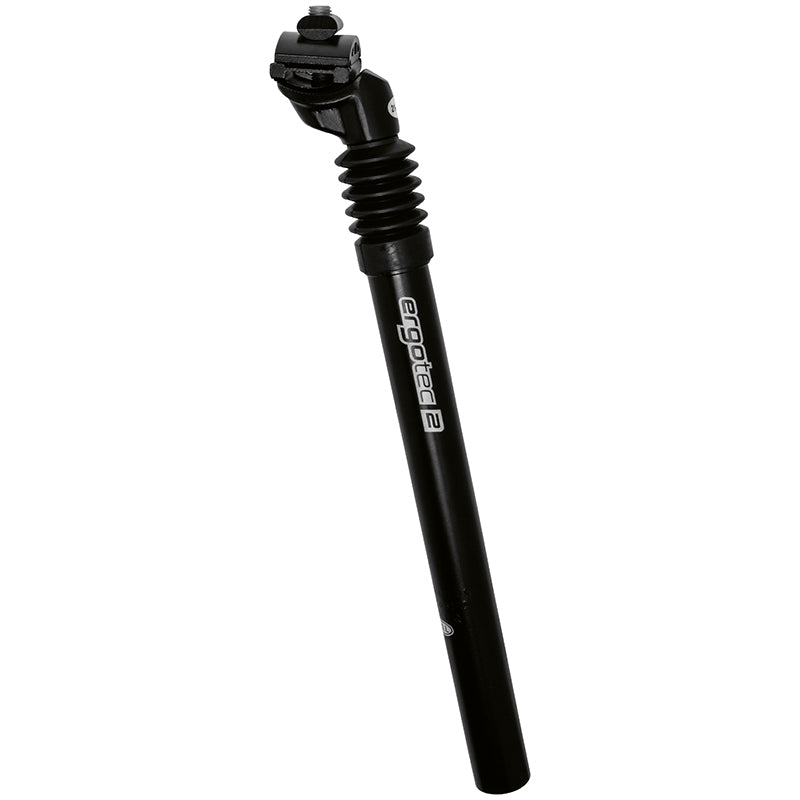 Ergotec zadelpen verend ø31.6mm 350mm 40 95 - zwart