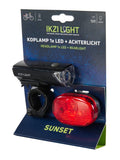 Ikzi verlichtingsset the sunset led - zwart