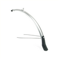 Voorspatbord Snello 28 x 51 mm - zilver