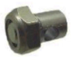 Bofix spatbordoogklembout verchroomd voor bleumels spatbord (12 stuks)
