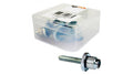 Bofix kabelstelbout m6 messing sleuf per 6