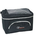 Cycletech Stuurtas met riempjes 6,5 liter zwart