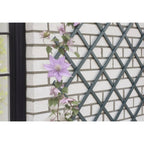 Nature tuinlatwerk 50x150 cm pvc antracietkleurig