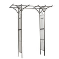 Nature Nature Tuinboog 114x66x232 cm metaal zwart