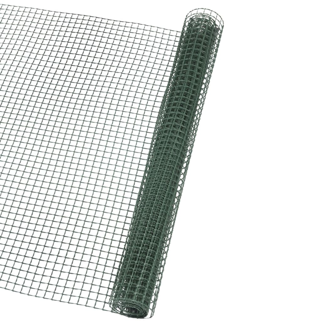 Nature tuinscherm vierkant gaas 5x5 mm 1x3 m groen