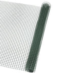 Nature tuinscherm vierkant gaas 5x5 mm 1x3 m groen