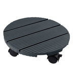 Nature plantentrolley rond ø30 cm antracietkleurig
