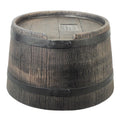 Nature standaard voor regenton met hout-look 45x28,5 cm bruin