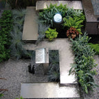 Ubbink waterfall met led venezia roestvrij staal 1312088